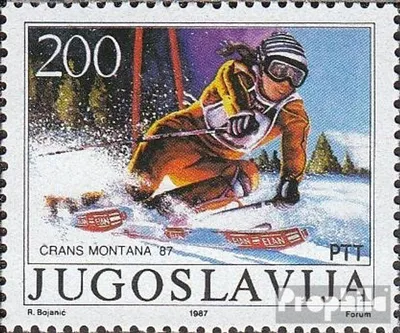 Produktbild von Briefmarken Jugoslawien 1987 Mi 2215 (kompl.Ausg.) postfrisch Medallienewinne Ski-WM
