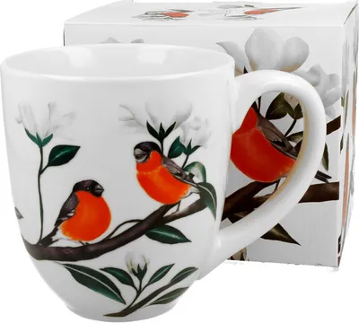 Produktbild von DUO ANIMALS XXL Becher 1000 ml BULLFINCH New Bone China Porzellan