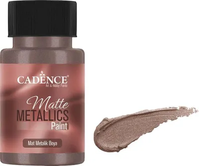 Produktbild von Cadence - Matte Metallic Acrylfarbe - 50ml Braun
