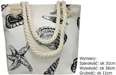 Zdjęcie produktu dla Torba damska Rovicky Qic biało-czarna Jeden rozmiar