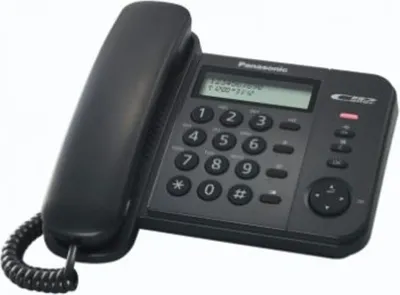 Produktbild von PANAS TELEPH. KX-TS560EX1B CZARNY dwuwierszowy wyświetlacz LCD