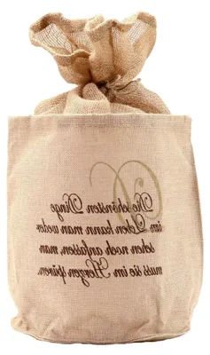 Produktbild von Winterschutz Jute-Übertopf Die schönsten..., Natur, 45 x 55cm