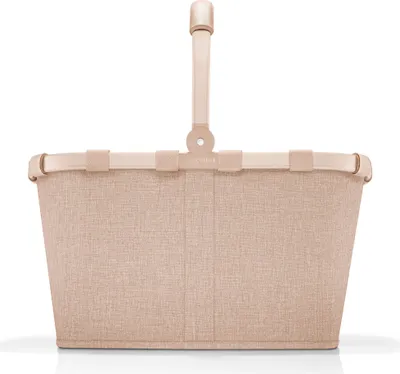Produktbild von reisenthel carrybag, Einkaufskorb, Korb, Picknickkorb, Tragetasche, Polyestergewebe, Frame Twist Coffee, 22 L, BK6043
