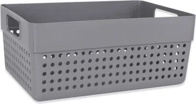 Zdjęcie produktu dla Wielofunkcyjny kosz Confortime 23,5 x 15,5 x 10 cm, srebrny  Srebrny, jeden rozmiar