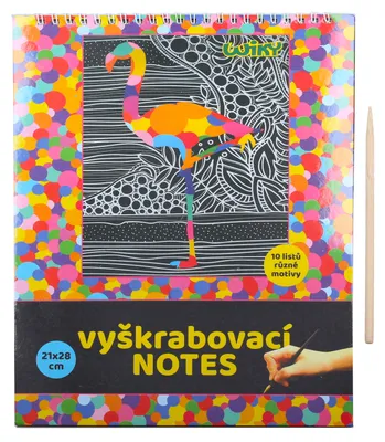 Zdjęcie produktu dla Notatnik zdrapka 21x28cm / 10 kartek