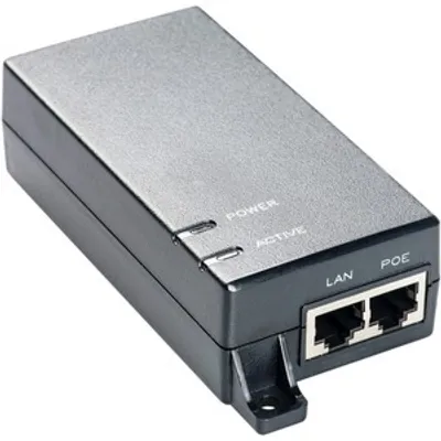 Produktbild von Digitus Gigabit Ethernet PoE Injektor, 802.3af, 15.4 W, Gigabit Ethernet, 10,100,1000 Mbit/s, IEEE 802.3af, 48 V, 15,4 W, 100 - 240 V