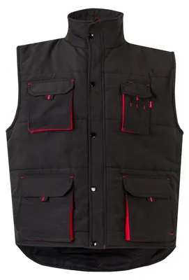 Produktbild von Velilla 201504 Fleecejacke zweifarbig, Schwarz und Himmelblau, Größe 2XL