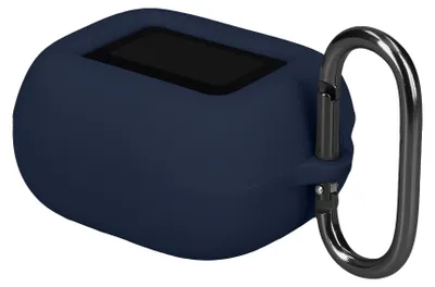 Produktbild von kwmobile Schutzhülle für JBL Live Buds 4 / Beam 4 / Flex 4 Hülle - TPU Silikon Case für Kopfhörer Ladecase - stoßfestes Cover mit Karabiner -