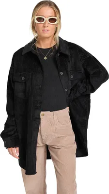 Produktbild von Billabong Winter Ocean Langärmliges Kurzes Kleid Schwarz M Damen Schwarz M