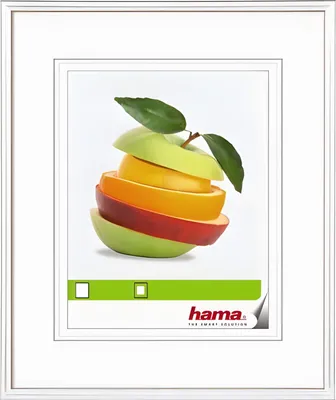 Image de Hama cadre photo en plastique Sevilla 40x60 cm blanc