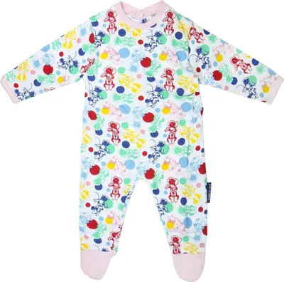 Zdjęcie produktu dla Romper dziecięcy Disney Minnie Mouse przytulny jednoczęściowy strój dla niemowląt 3 miesiące
