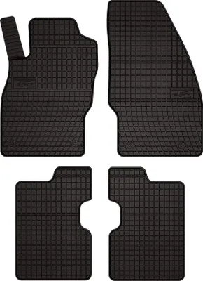 Immagine prodotto di Tappetini auto in gomma adatto per Opel Corsa E (2015-2020, hatchback) neri, set 4 pz, con fissaggi