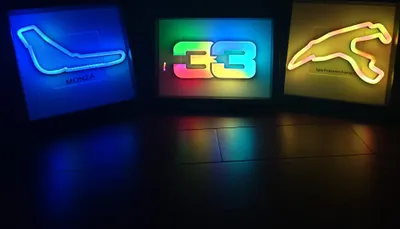 Produktbild von Spa LED RGB Rennstrecke, Formel 1 Kunstlicht, F1 Strecke LED Bahrain F1 Geschenk Formel 1
