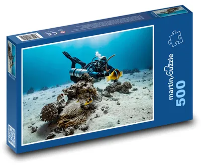 Obrázek produktu pro martinpuzzle - Puzzle 500 - Potapěč v moři