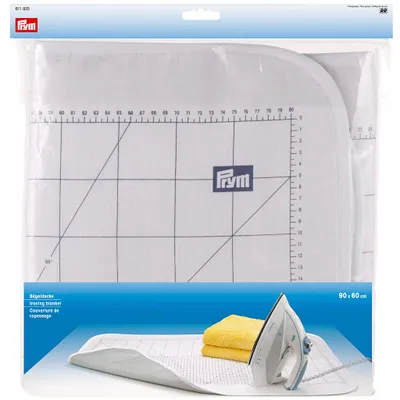Produktbild von PRYM Bügelunterlage 60 x 90 cm, hitzereflektierend, beidseitig verwendbar, metrisch gerastert
