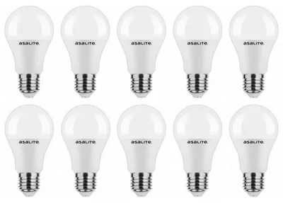 Produktbild von Asalite A60 E27 LED-Lampe 12W 1200lm 6500K 220-240V 10 Stück