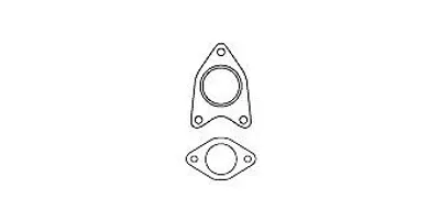 Produktbild von HJS Montagesatz Katalysator 82 15 6584 für FORD MONDEO III Kombi (BWY)