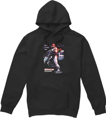 Immagine prodotto di Robocop - Felpa con cappuccio per uomo/donna Unisex TV23111 (M) (Nero)