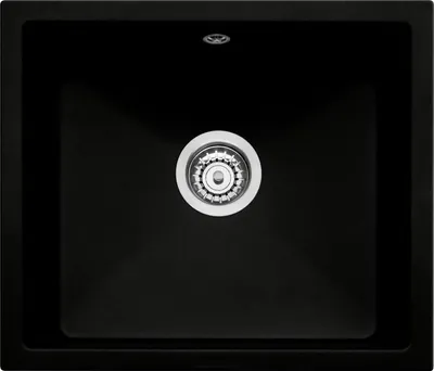 Produktbild von NABER Spüle SINGOLI 600 in NERO ASSOLUTO mit Drehexcenter / Cin-Nagranit / Unterbau
