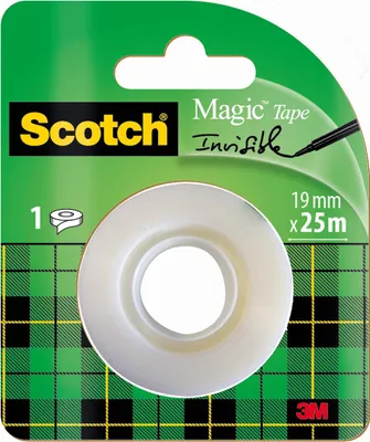 Produktbild von Scotch 8-1925R, 25 m, Transparent, Zellulose, Papier, 19 mm, 1 Stück(e)