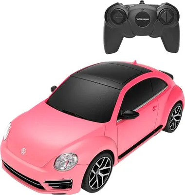 Zdjęcie produktu dla Zdalnie sterowany samochód RASTAR R/C 1:24 Volkswagen Beetle - zmiana koloru (różowy)