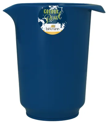 Produktbild von BIRKMANN Rühr- und Servierbecher, 1,5 Liter, dunkelblau, aus Melamin, standfest, kratzfest, BPA-frei,