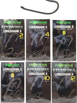 Produktbild von Korda Longshank X Karpfenhaken, Größe:6