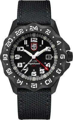 Produktbild von Luminox XA.6441 F-117 Nighthawk GMT schwarz Carbonox Polyamid Herren Uhr NEU