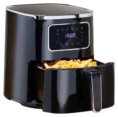 Image de Friteuse à air chaud - 4,5 L - Écran tactile - 80 à 200 °C - Minuteur - 1450 W