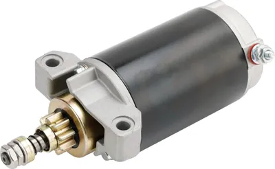 Obrázek produktu pro Startér, 12V, 4-taktní, 9 zubů, levotočivý, kompatibilní s motory 30hp a 40hp (1999-2001)