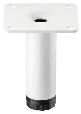 Produktbild von SOTECH Möbelfuß LIMA Ø 25 mm – Höhe 80 mm, weiß matt