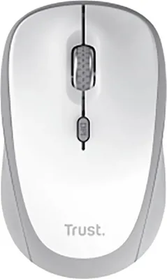 Produktbild von Trust Yvi+, Beidhändig, Optisch, RF Wireless, 1600 DPI, Weiß