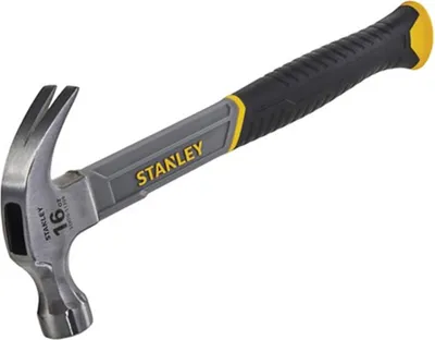 Zdjęcie produktu dla Stanley Tools - zakrzywiony młotek udarowy z trzonkiem z włókna szklanego 570 g (20 oz)
