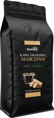 Image de Grains de café aromatisés 1 kg MARZIPAN 100 % Arabica, fraîchement torréfiés, Tommy Cafe