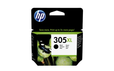 Obrázok produktu pre HP Čierna originálna atramentová kazeta 305XL s vysokou výťažnosťou, Vysoký (XL) výnos, Čierna, Atrament na pigmentovej báze, 4 ml, 1 kusov, 240 strany