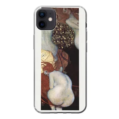 Produktbild von MuchoWow® Handyhülle Schutzhülle Hülle für iPhone 12 mini Goldfisch - Gustav Klimt Silikon Softcase Handy Hülle - Bild