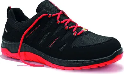 Produktbild von Sicherheitshalbschuh MADDOX W black-red Low ESD S3, Gr. 46