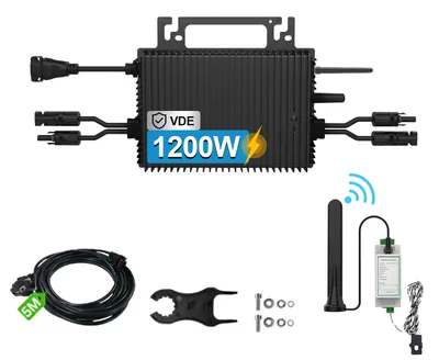 Productafbeelding van Micro-omvormer, WLAN-besturing, IP67 waterdicht, 1200W