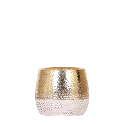 Produktbild von Kolibri Home Keramik Elite-Topf Gold - Ø9 cm