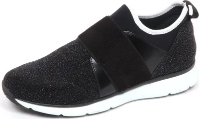 Produktbild von E4842 sneaker donna Gewebe HOGAN H254 nero scarpe star dust slip on shoe woman