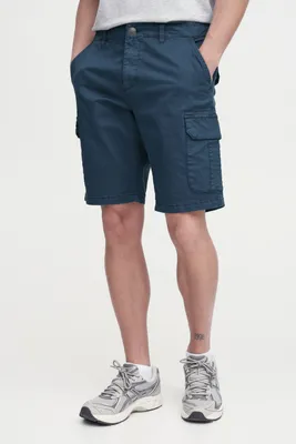 Produktbild von BLEND BHBarni Herren Cargo Shorts Bermuda Kurze Hose mit Cargotaschen Gürtelschlaufen Baumwollmischung Regular fit