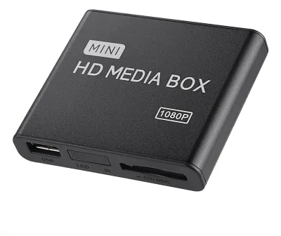 Productafbeelding van 1080P Full HD Mini Box Mediaspeler, Ondersteuning USB MMC RMVB MP3 AVI MKV
