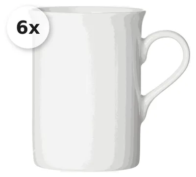 Produktbild von Becher 300ml 6er Set Bianco