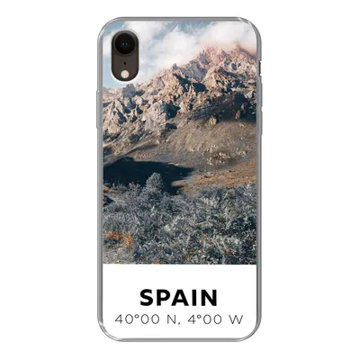 Produktbild von MuchoWow® Handyhülle Schutzhülle Hülle für iPhone XR Spanien - Berge - Sommer Silikon Softcase Handy Hülle - Schutzdeckel