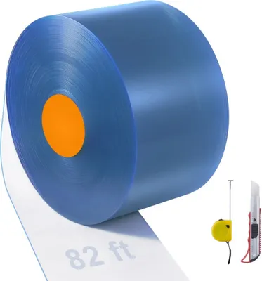Produktbild von 2500x20cm PVC Streifenvorhang - Lamellenvorhang 2mm - Meterware für Türen und Fenster - Sichtschutz und Raumteiler
