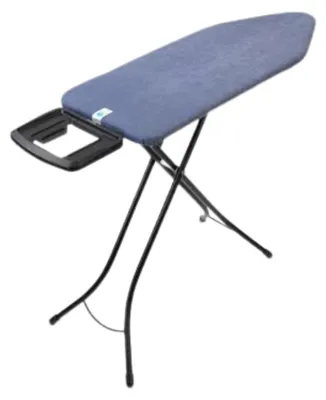 Obrázok produktu pre Brabantia 134609, Žehliaca doska plnej veľkosti, Bavlna, Čierna, Jednofarebné, Kov, 1240 x 450 mm