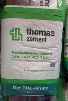 Produktbild von Portlandkalksteinzement CEM II/A-LL 42,5 R -der grüne-