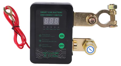 Produktbild von Digitaler Batterietrennschalter, 12 V/24 V – manueller Fernbedienungs-Batterietrennschalter für PKWs, SUVs, MPVs und Elektrofahrzeuge