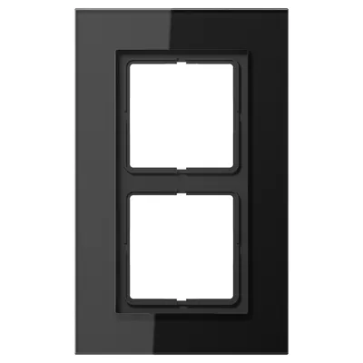 Produktbild von JG Rahmen 2fach LSP982GLSW schwarz