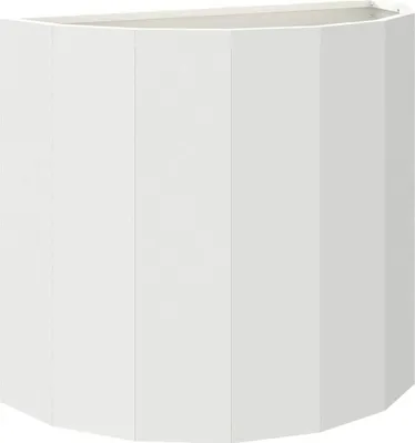 Zdjęcie produktu dla Donica Biały 60 x 30 x 50 cm Stal